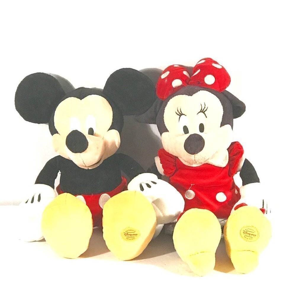 Authentic Disney Store Mickey & Minne Toy Dolls